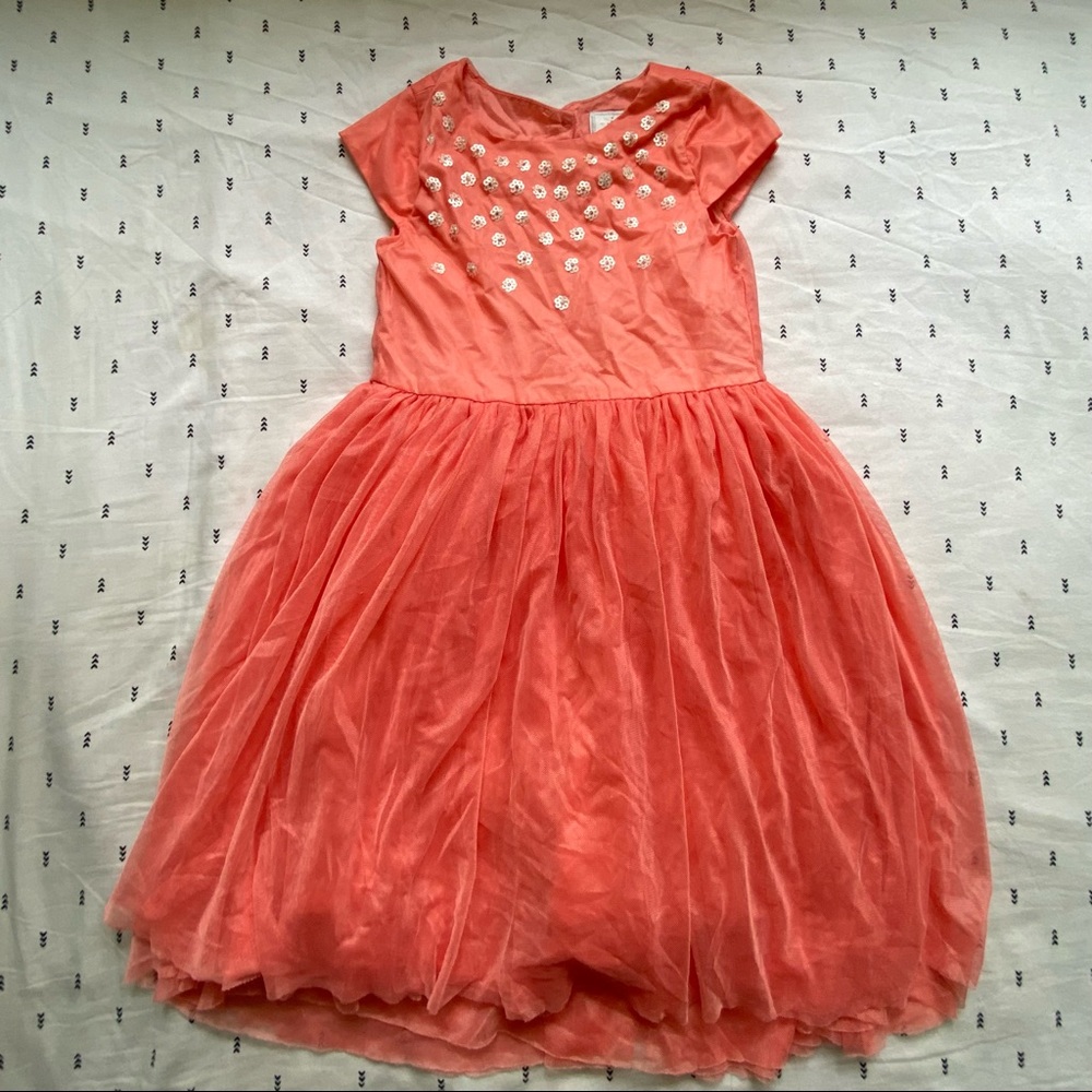 Pink colored kids dress
